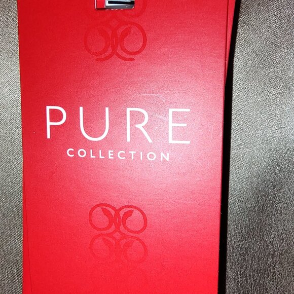 PURE COLLECTION BLOUSE 100% SILK LONG SLV SHIRT TAIL HEM CHAMPAGNE BEIGE SZ 12 - Picture 6 of 16